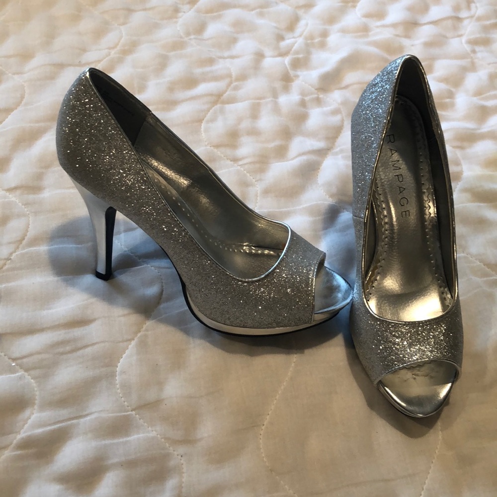 Silver heels